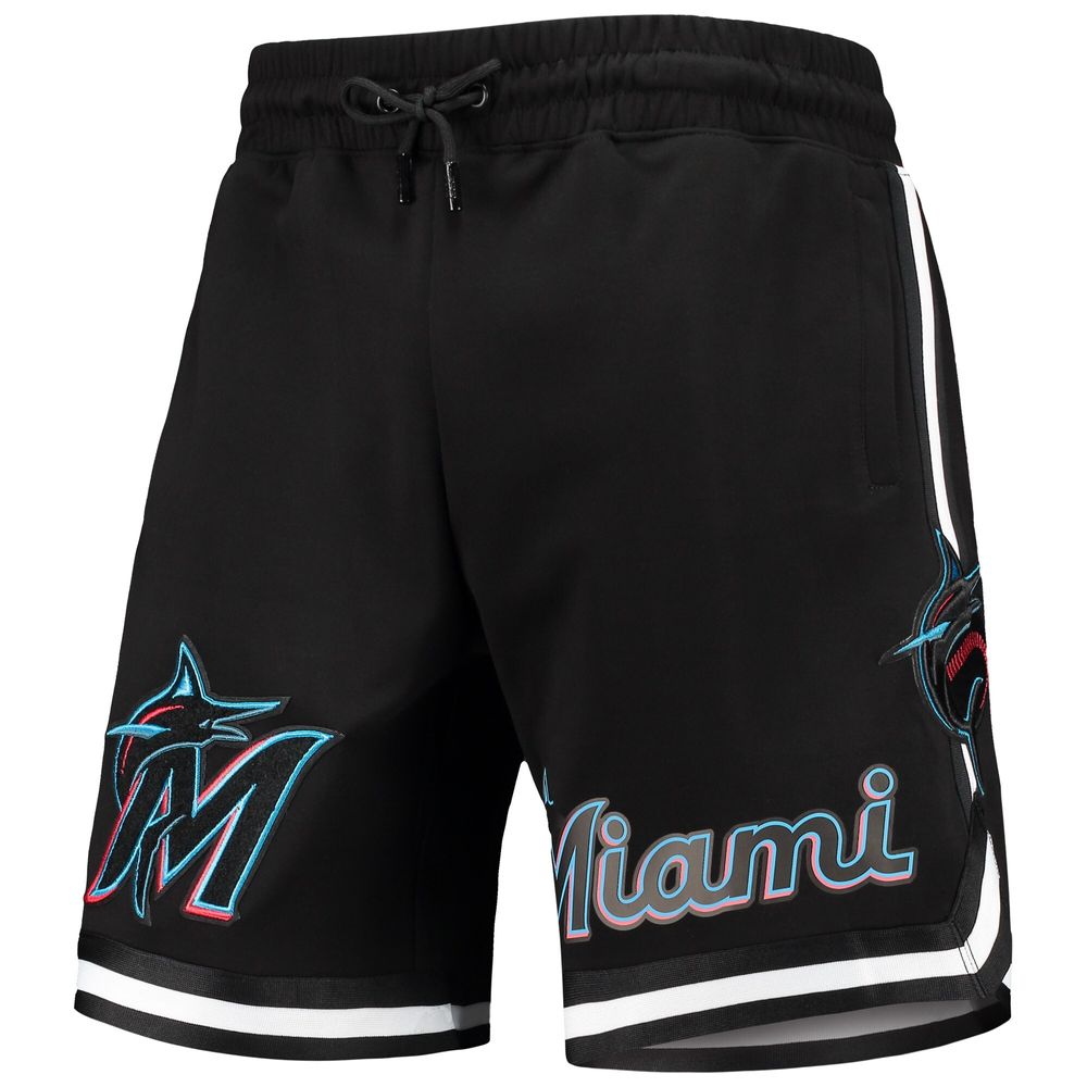 Pro Standard Men's Black Miami Marlins Team Shorts - Black