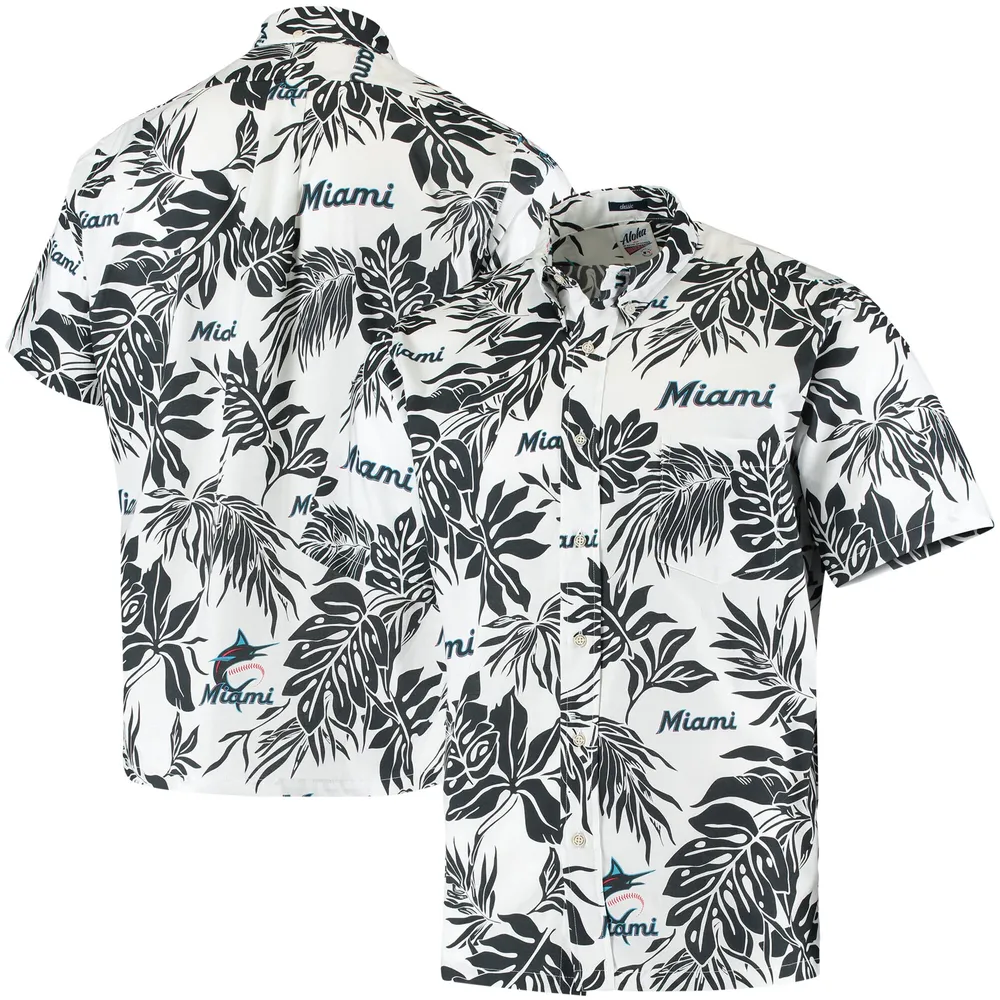 Lids Miami Marlins Reyn Spooner Aloha Button-Down Shirt - White