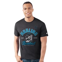 T-shirt noir pour homme, motif batteur Prime Time des Miami Marlins