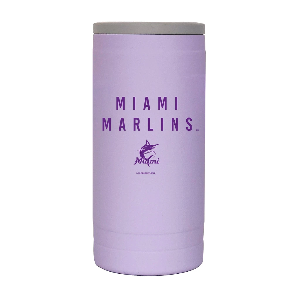 Marlins de Miami 12oz. Coolie Slim Soft Touch Lavande