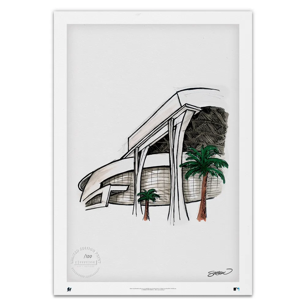 Minimalist Billy The Marlin Square Poster Print