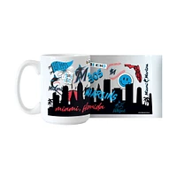 Miami Marlins 15oz. Native Ceramic Mug