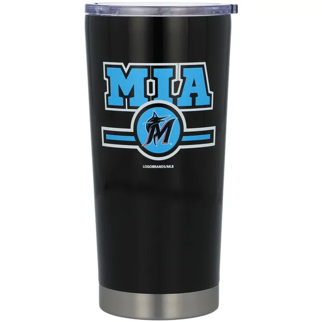 Miami Marlins 20oz. Colorblock Stainless Steel Tumbler