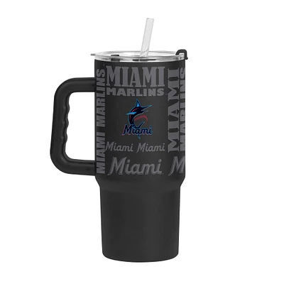 Gobelet à revêtement en poudre Replay de 24 oz des Marlins de Miami