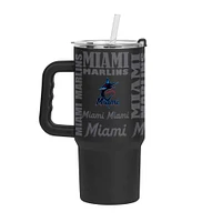 Miami Marlins 24oz. Replay Powder Coat Tumbler