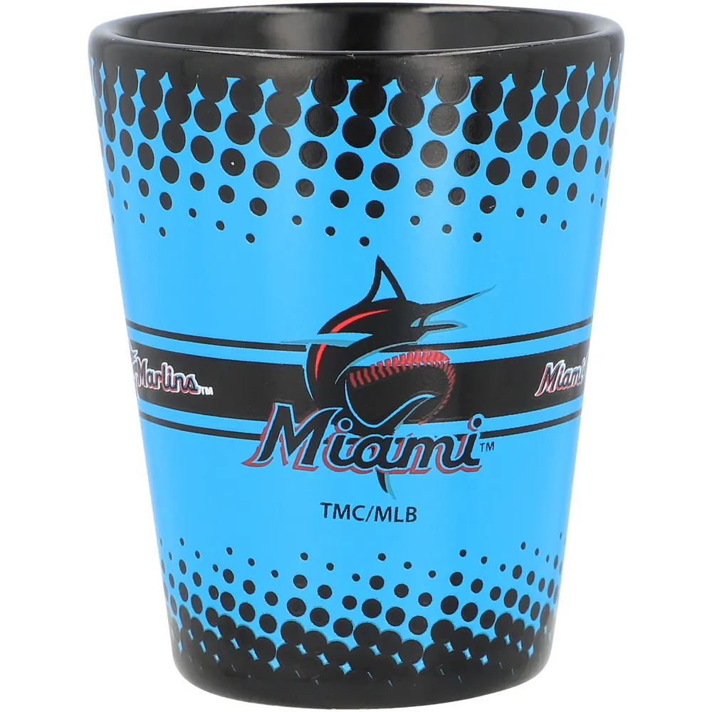 Marlins de Miami 2 oz. Verre à liqueur à collectionner Full Wrap