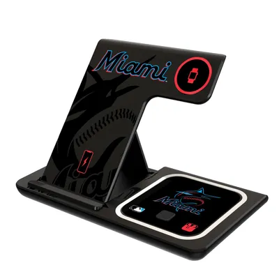 Lids Miami Marlins Wireless Charger and Mouse Pad