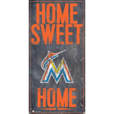 Miami Marlins 6'' x 12'' Home Sweet Home Sign