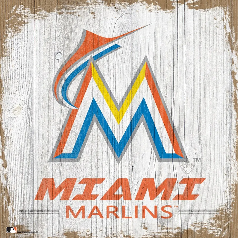 Miami Marlins Fanatics Branded Official Logo T-Shirt - Blue
