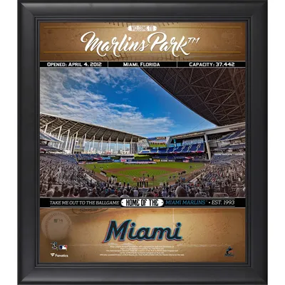 Sixto Sanchez Miami Marlins Framed 15 x 17 Stitched Stars Collage