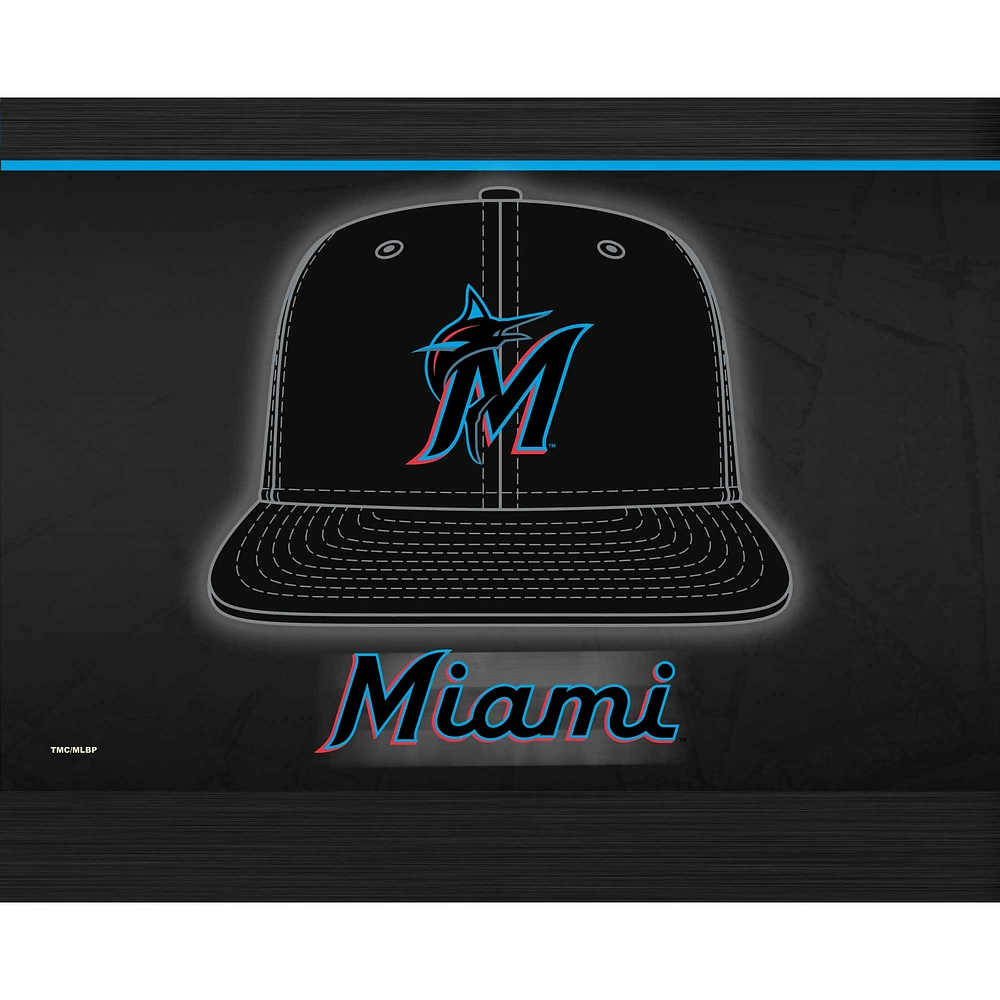 Tapis de souris Chapeau des Marlins de Miami