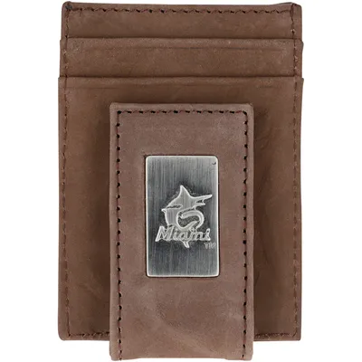 Miami Marlins Leather Front Pocket Wallet