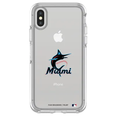 Miami Marlins OtterBox Clear iPhone Symmetry Series Case