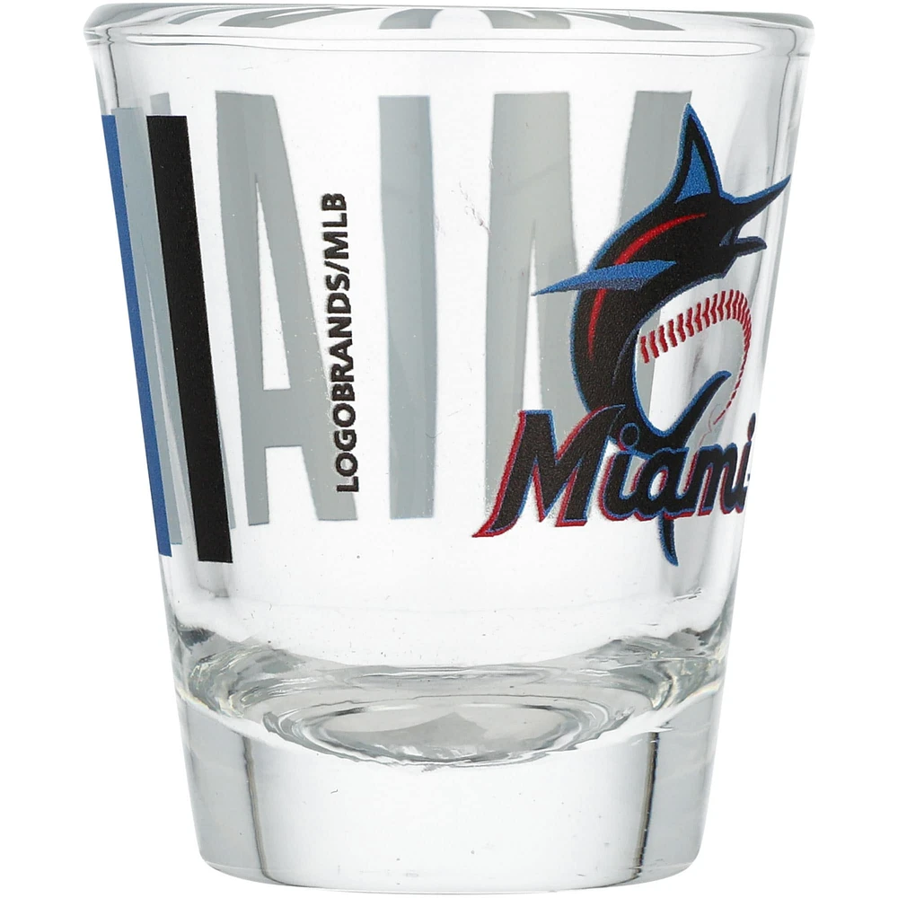 Miami Marlins Heures supplémentaires 2oz. Verre à liqueur