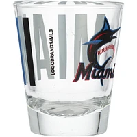 Miami Marlins Heures supplémentaires 2oz. Verre à liqueur