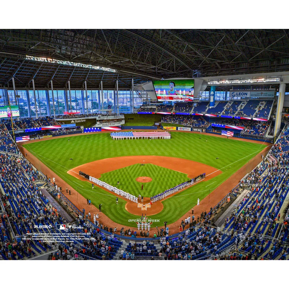 Lids Miami Marlins Fanatics Authentic Unsigned LoanDepot Park 2019 Opening  Week Stadium Photograph