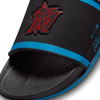 Nike Miami Marlins Off-Court Wordmark Slide Sandals