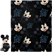 Northwest x Disney Miami Marlins Mickey Hugger Pillow & Silk Touch Throw Set