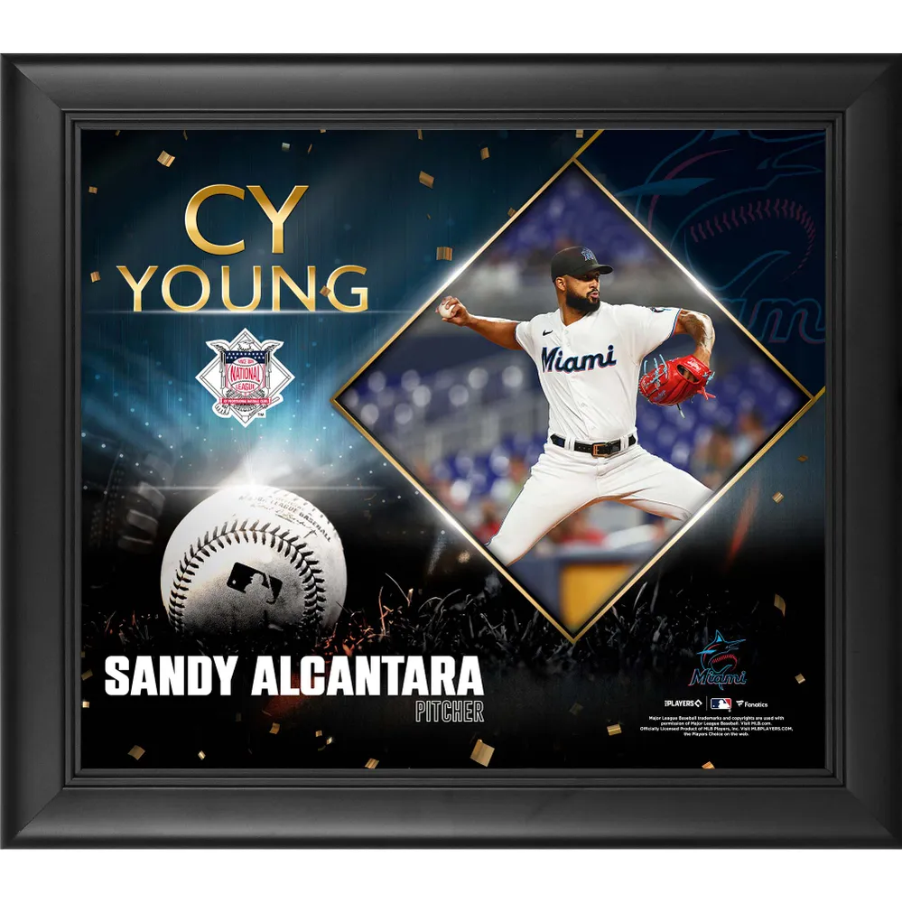 Sandy Alcantara Miami Marlins Framed 15 x 17 2022 National League Cy Young Award Collage