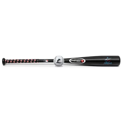 Miami Marlins SweetSpot Baseball Senior 32 Bat and Spaceball Combo