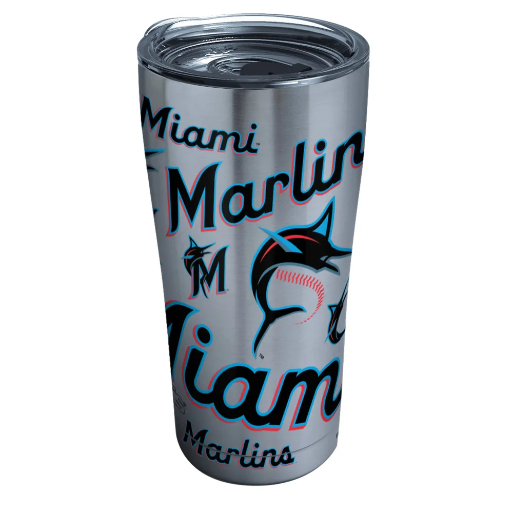 Tervis Miami Marlins 20 oz. Gobelet en acier inoxydable avec couvercle coulissant