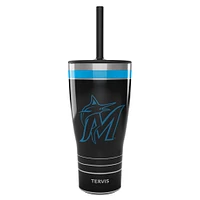 Tervis Miami Marlins 30oz. Gobelet de jeu de nuit avec paille