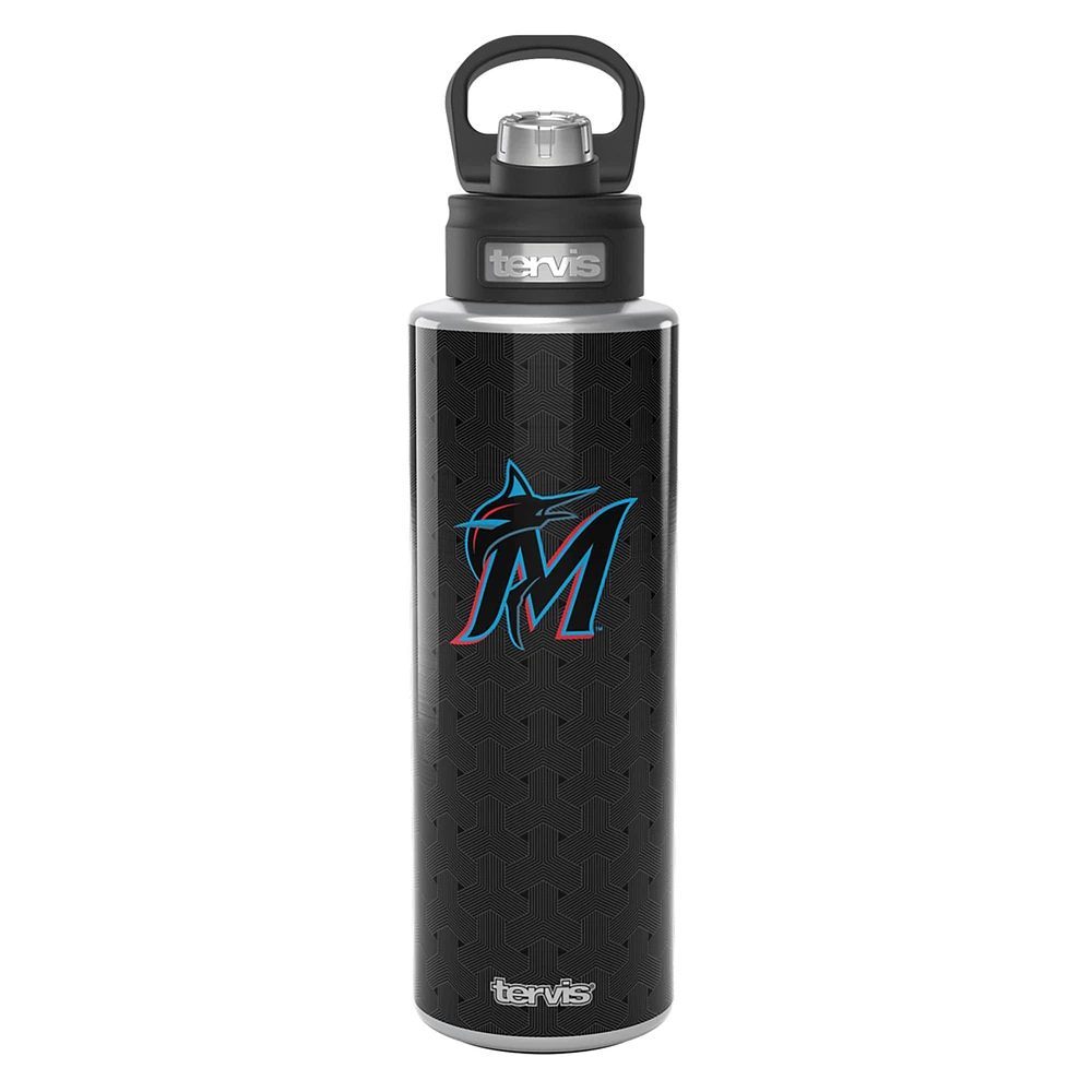 Tervis Miami Marlins 40oz. Tisser une bouteille d’eau à large goulot