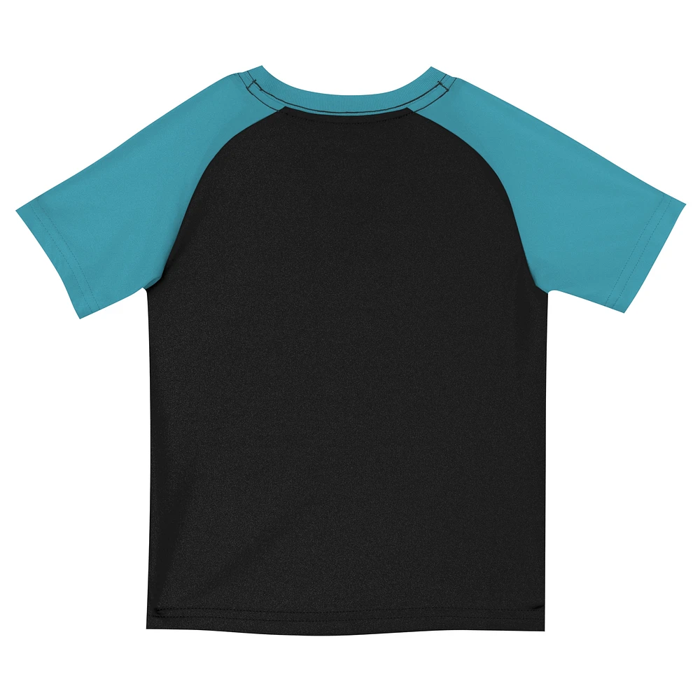 Toddler Nike Black/Teal Miami Marlins 2025 City Connect Shirt And Shorts Set