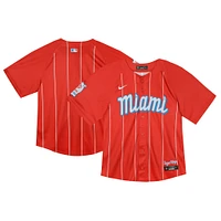 Maillot Nike Miami Marlins City Connect Limited rouge pour tout-petit