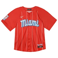 Toddler Nike  Red Miami Marlins City Connect Limited Jersey