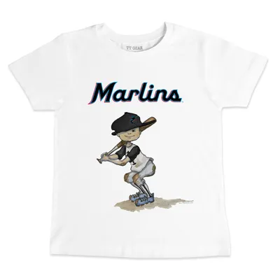 Youth Tiny Turnip White Miami Marlins Fastball T-Shirt Size: Medium