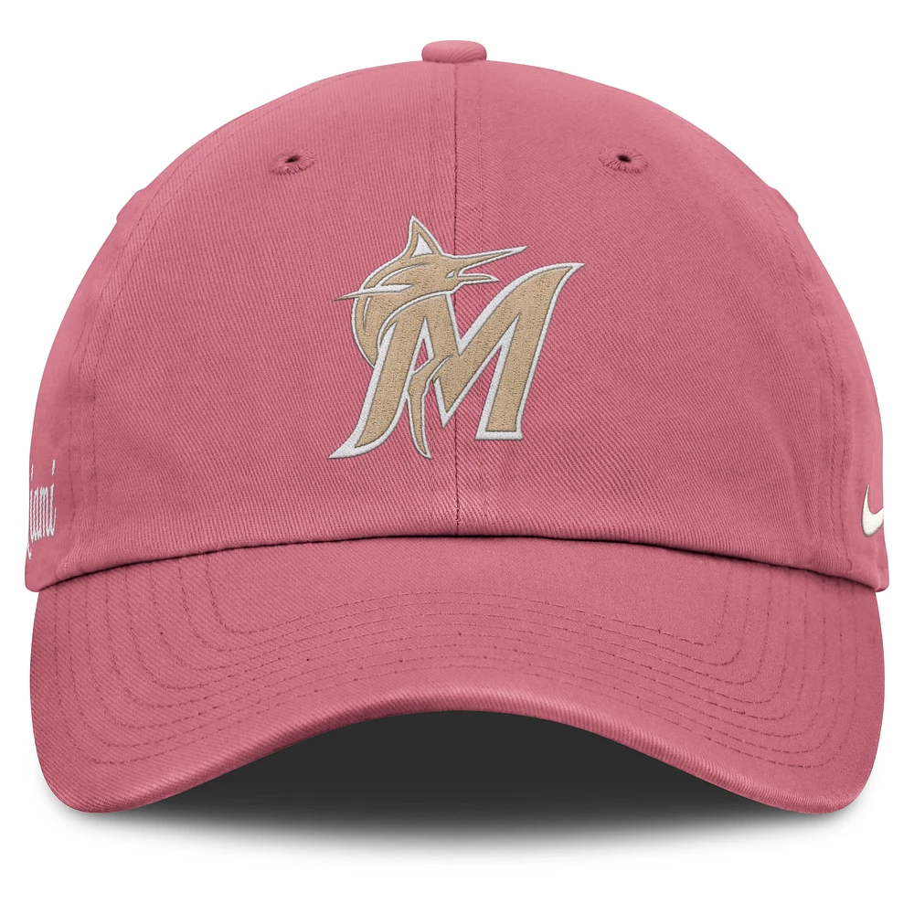 Unisex Nike Pink Miami Marlins Club Adjustable Hat