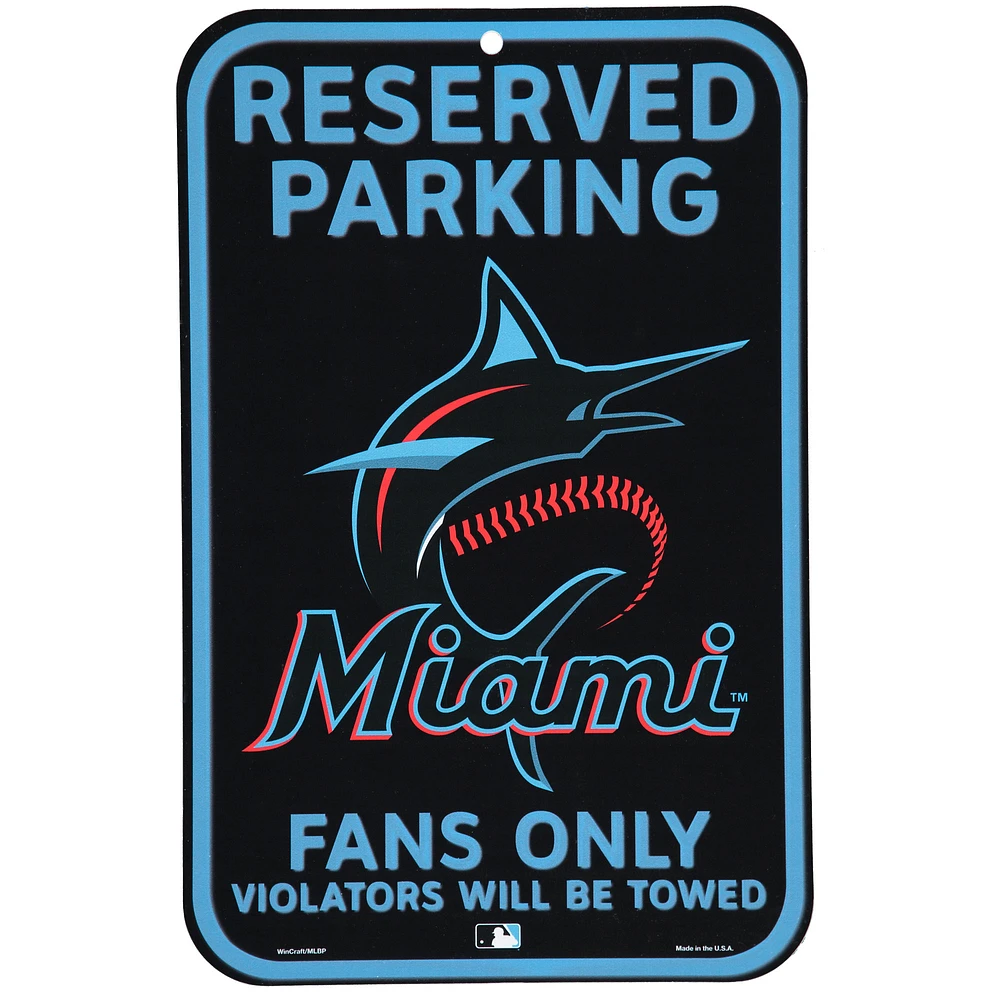 WinCraft Miami Marlins 11"x 17" enseigne intérieure/extérieure