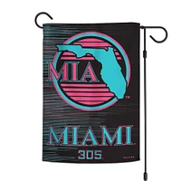 WinCraft Miami Marlins 12" x 18" Double-Sided Garden Flag