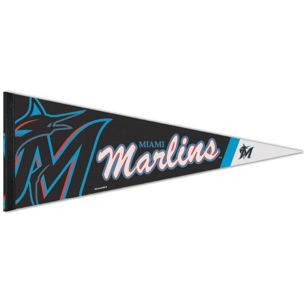 Miami Marlins WinCraft 12'' x 30'' Premium Quality Pennant