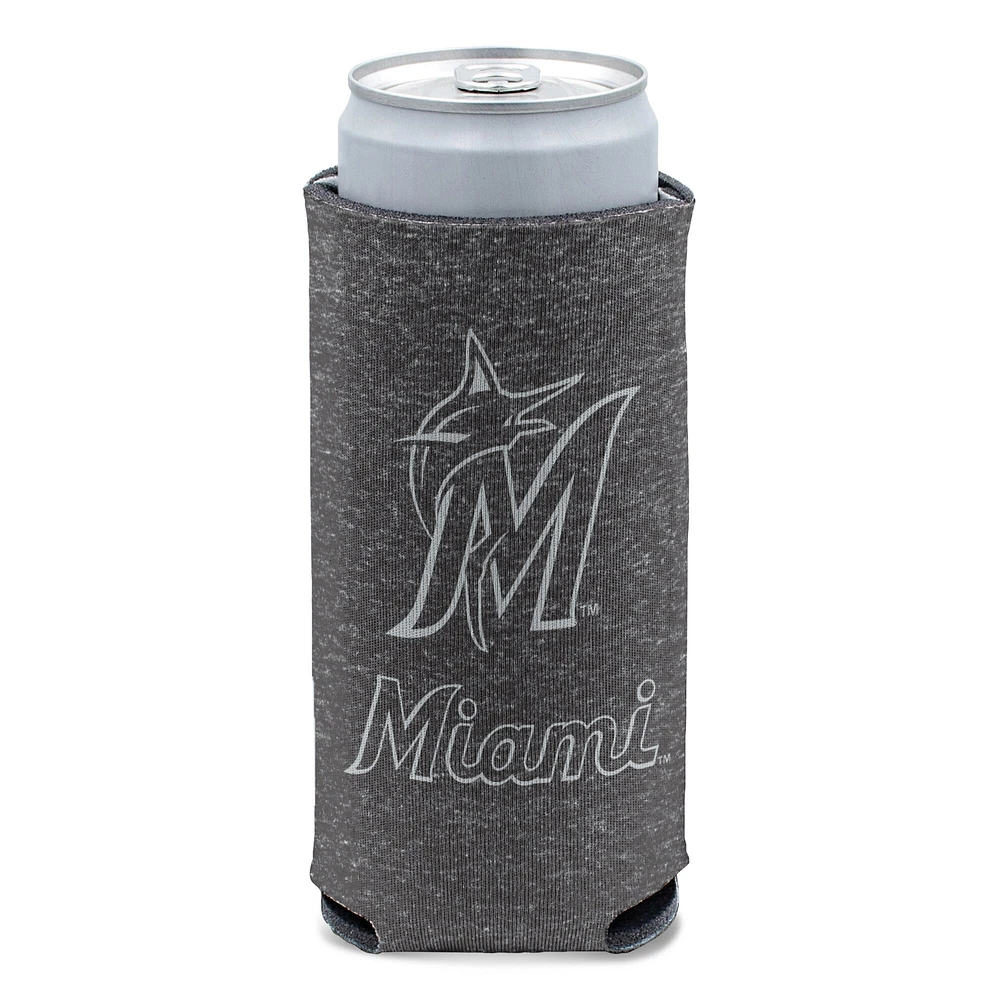 WinCraft Miami Marlins 12oz. Team Logo Slim Can Cooler