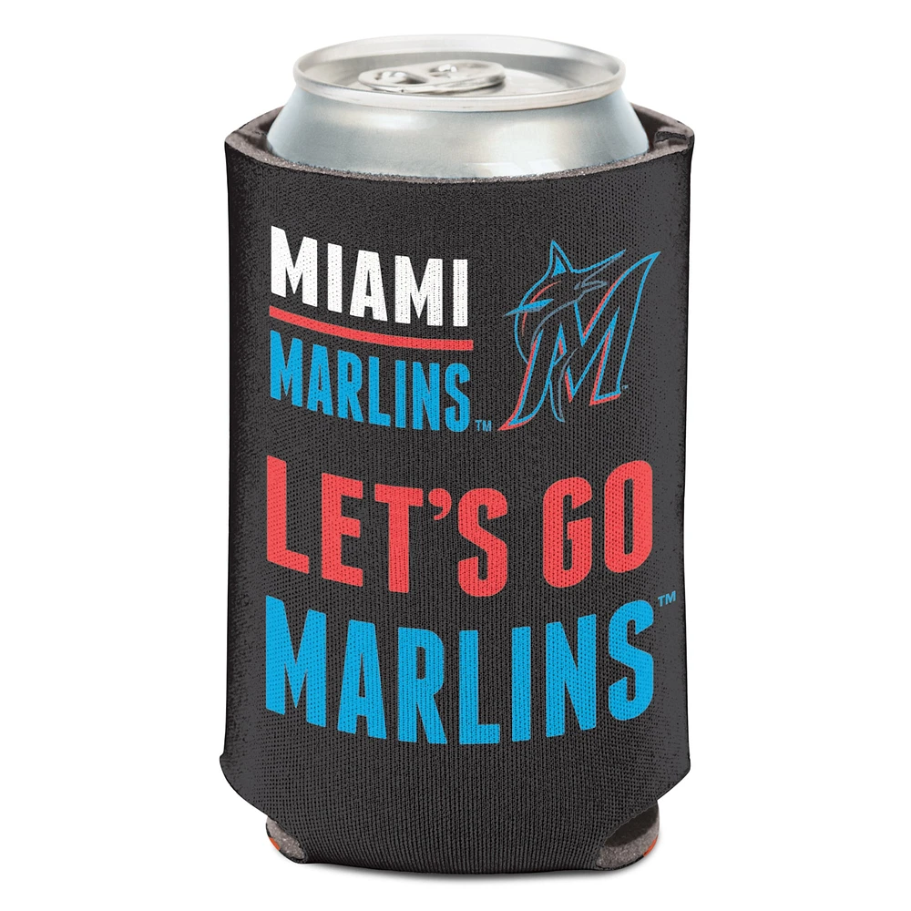 WinCraft Miami Marlins 12 oz. Refroidisseur de canettes à slogan d'équipe