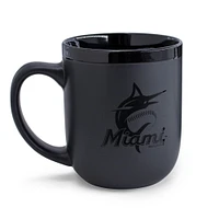 WinCraft Miami Marlins 17 oz. Tasse noire ton sur ton