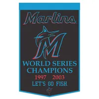 WinCraft Miami Marlins Bannière de championnat 24" x 38"