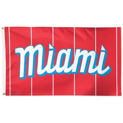 Miami Marlins WinCraft 3' x 5' Deluxe Single-Sided Flag