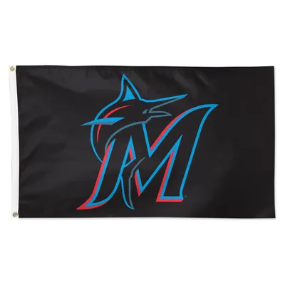 WinCraft Miami Marlins 3' x 5' Drapeau simple face avec logo principal