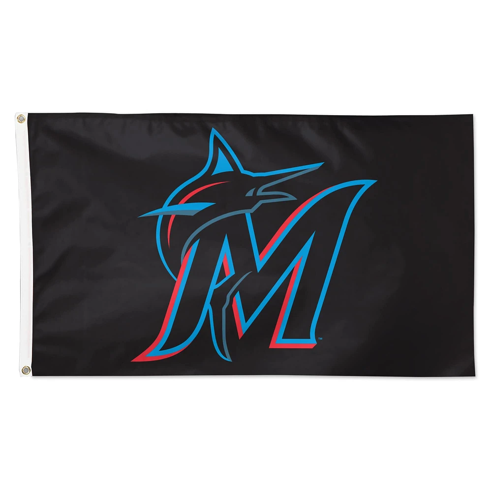 WinCraft Miami Marlins 3' x 5' Primary Logo Single-Sided - Flag