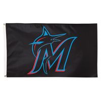 WinCraft Miami Marlins 3' x 5' Primary Logo Single-Sided - Flag