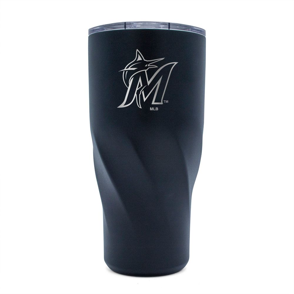 WinCraft Miami Marlins 30oz. Morgan Stainless Steel Tumbler