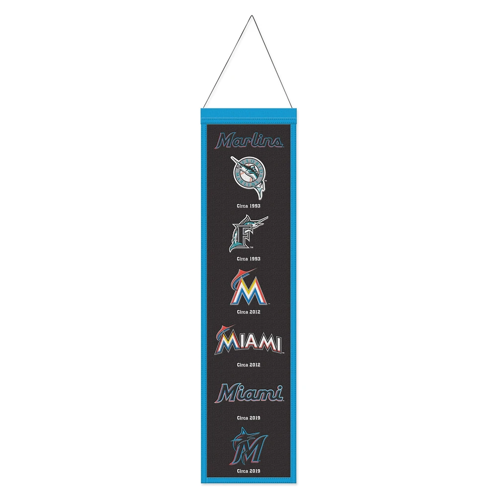 WinCraft Miami Marlins 8" x 32" Evolution Banner