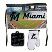 WinCraft Miami Marlins BBQ Set