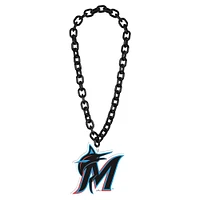 WinCraft Miami Marlins Collier à grande chaîne avec logo