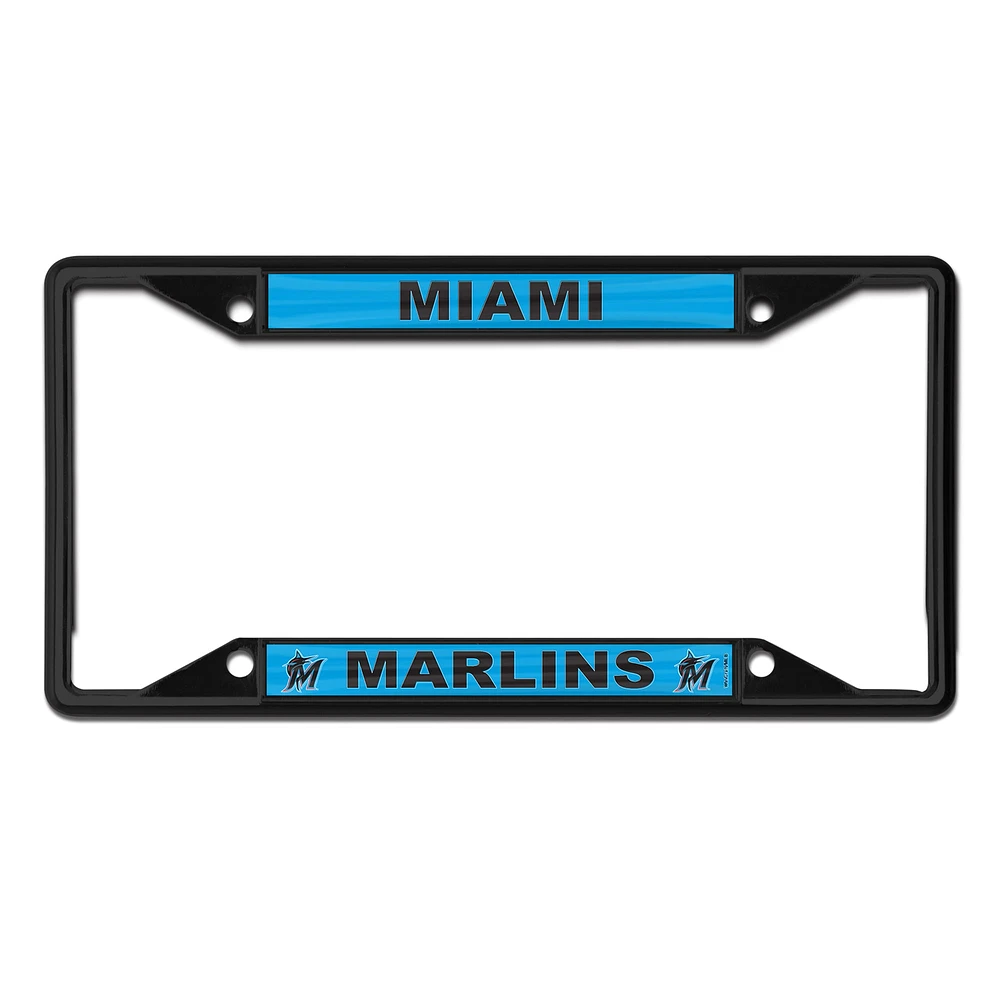 WinCraft Miami Marlins Chrome Color License Plate Frame