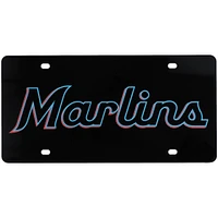 WinCraft Miami Marlins Crystal Mirror License Plate