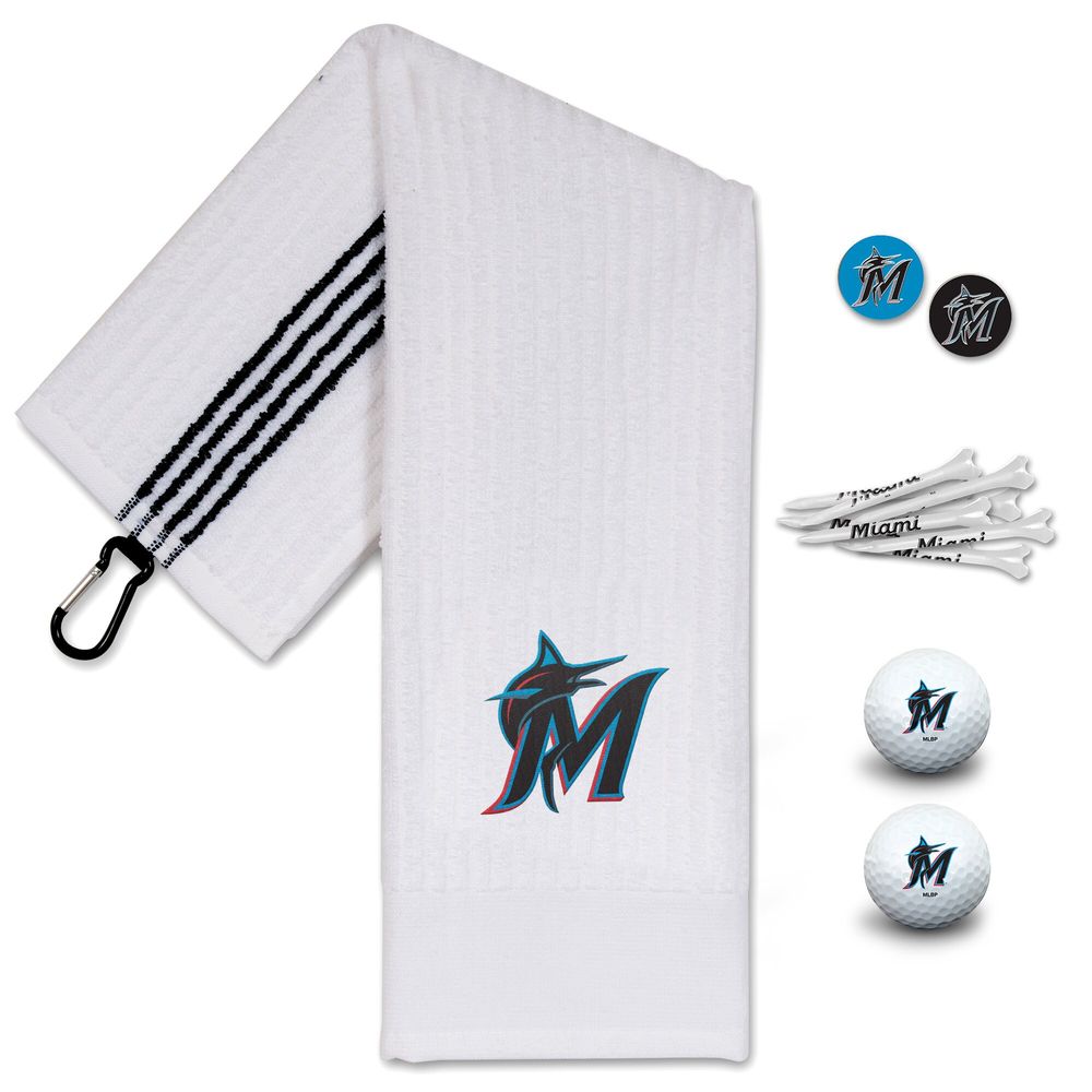 WinCraft Miami Marlins Golfing Gift Set